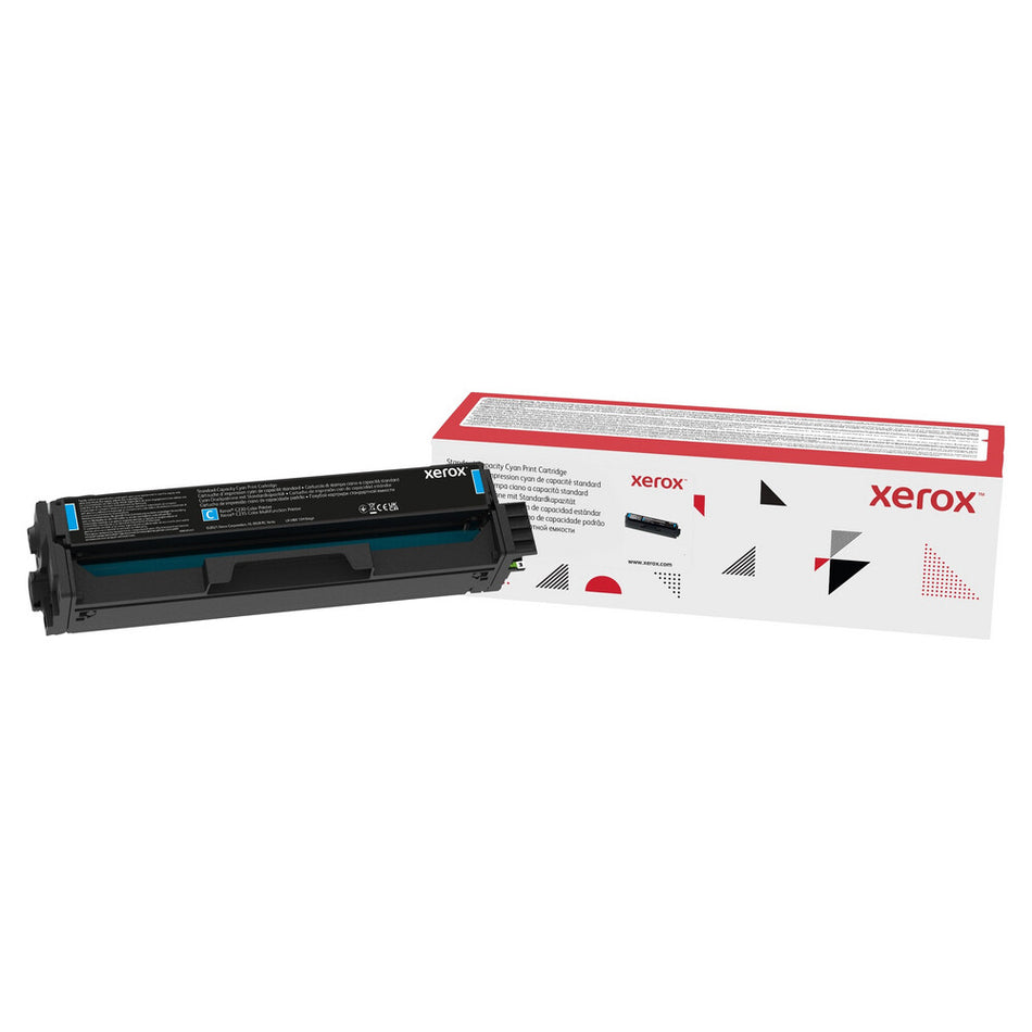 Xerox Genuine ® C230 Color Printer/C235 Color Multifunction Printer Cyan Standard capacity Toner Cartridge (1500 Pages) - 006R04384