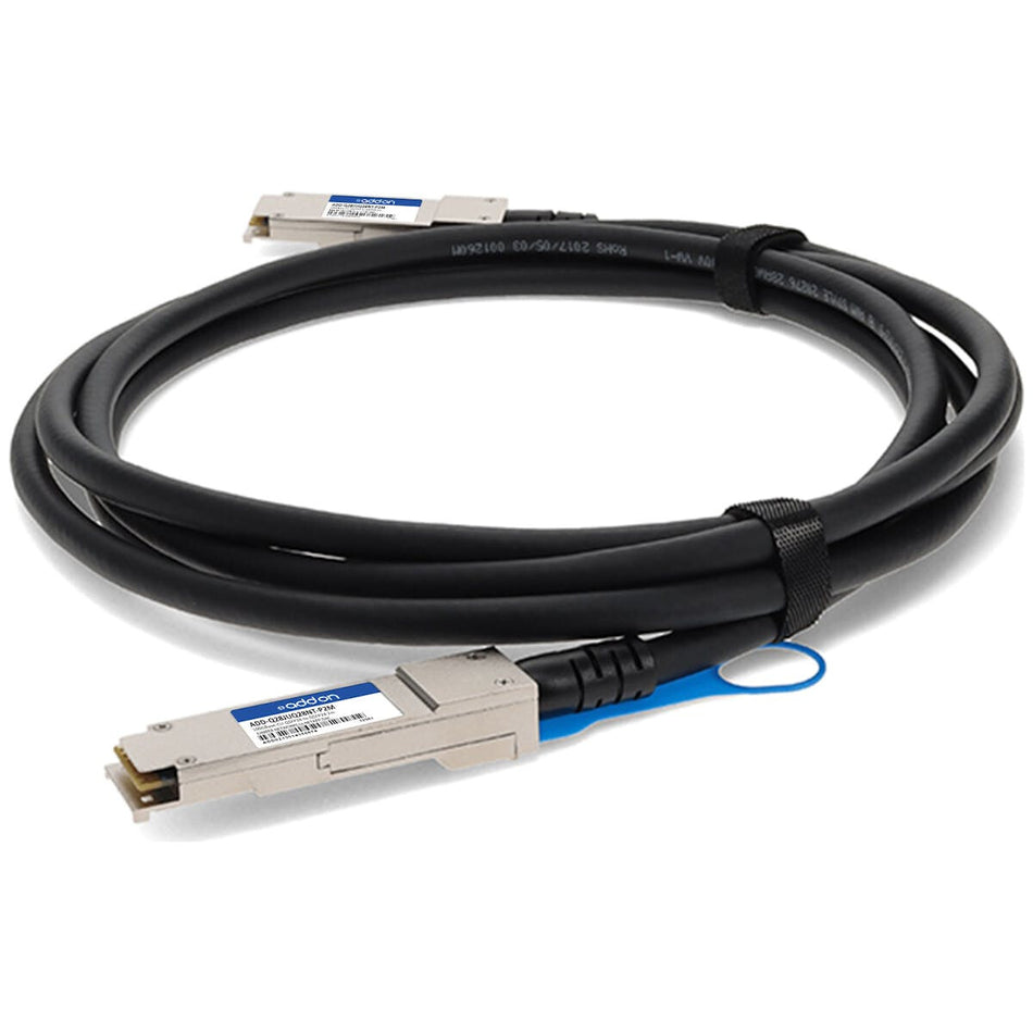 AddOn Networks ADD-Q28JUQ28NT-P2M InfiniBand/fibre optic cable 2 m QSFP28 Black