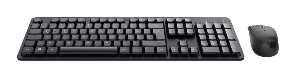 Trust TKM-360 keyboard Mouse included Office RF Wireless QWERTY UK English Black