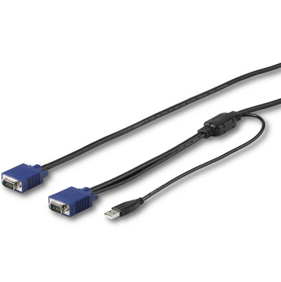 StarTech.com 15 ft. (4.6 m) USB KVM Cable for Rackmount Consoles