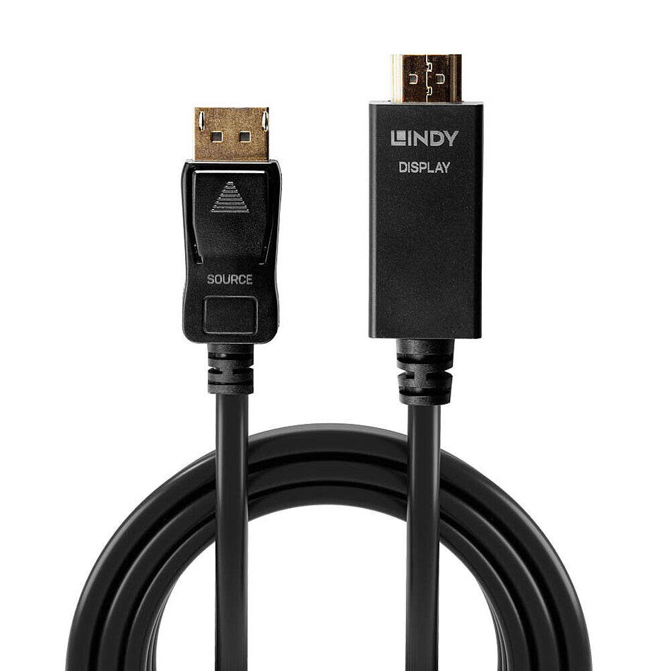 Lindy 1m DisplayPort to HDMI 10.2G Cable