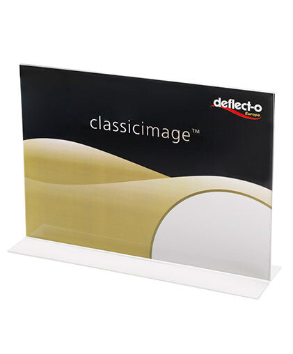 Deflecto 47905 sign holder/information stand Polystyrene (PS) Transparent