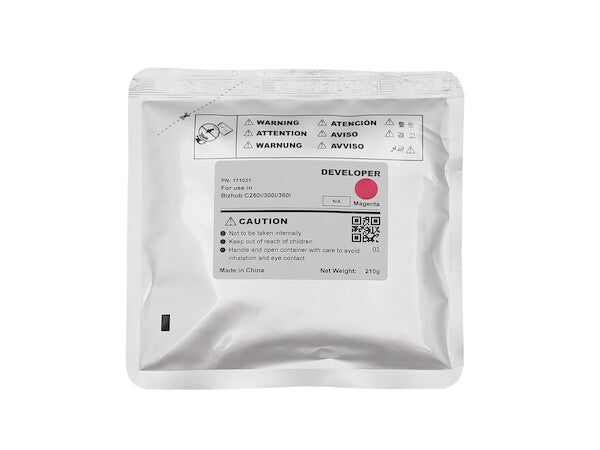 Data Direct Konica Minolta C250i C300i Magenta Developer Bag Only For AAV71EH AAV70ED
