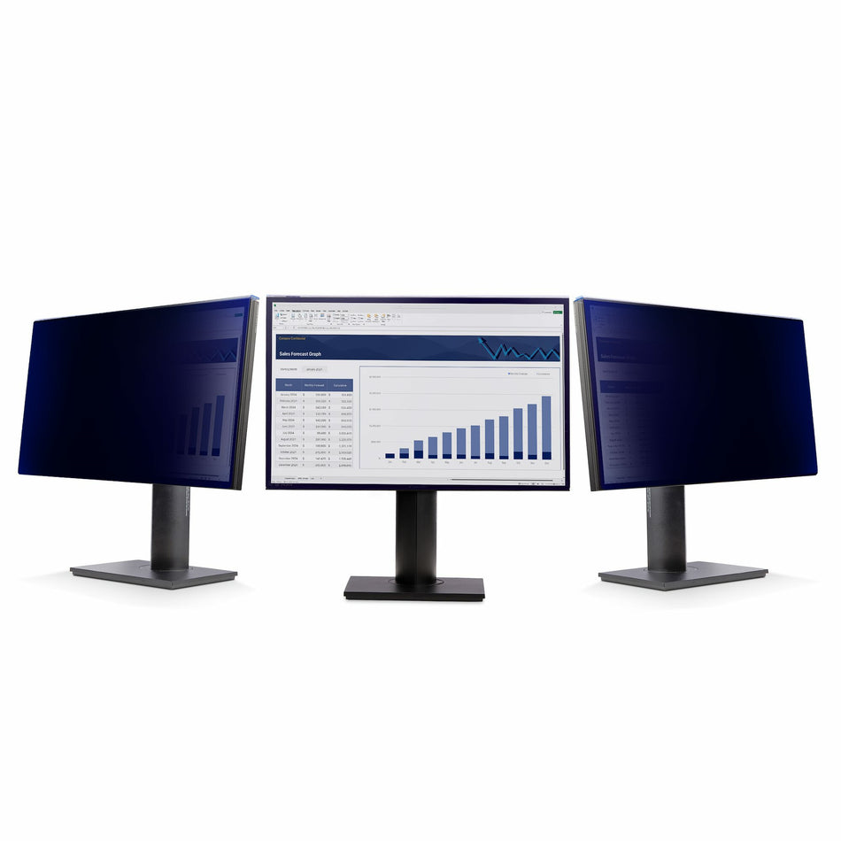 StarTech.com 24-inch 16:9 Computer Monitor Privacy Screen, Hanging Acrylic Filter, Quick-Install Security Shield, Monitor Screen Protector, +/- 30 Deg. View, Glossy