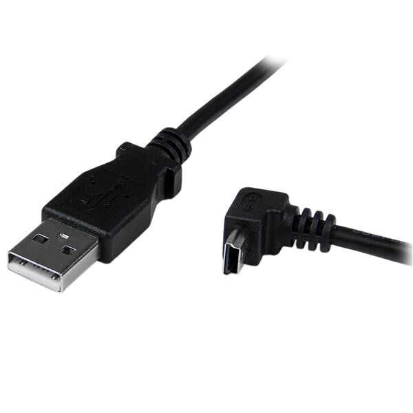 StarTech.com 2m Mini USB Cable - A to Down Angle Mini B