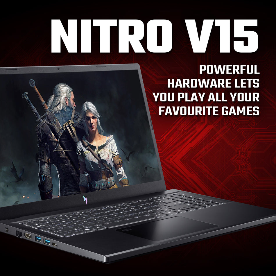 Acer Nitro V 15 ANV15-51-59N3 Intel® Core™ i5 i5-13420H Laptop 39.6 cm (15.6") Full HD 16 GB DDR5-SDRAM 512 GB SSD NVIDIA GeForce RTX 2050 Wi-Fi 6 (802.11ax) Windows 11 Home Black