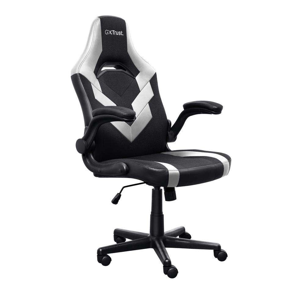 Trust GXT 703 Riye PC gaming chair Upholstered seat Black, White