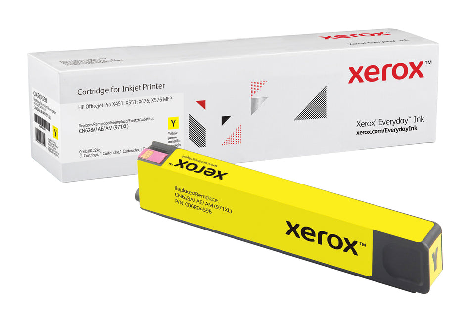 Everyday ™ Yellow Toner by Xerox compatible with HP 971XL (CN628AE, CN628A, CN628AM), High capacity