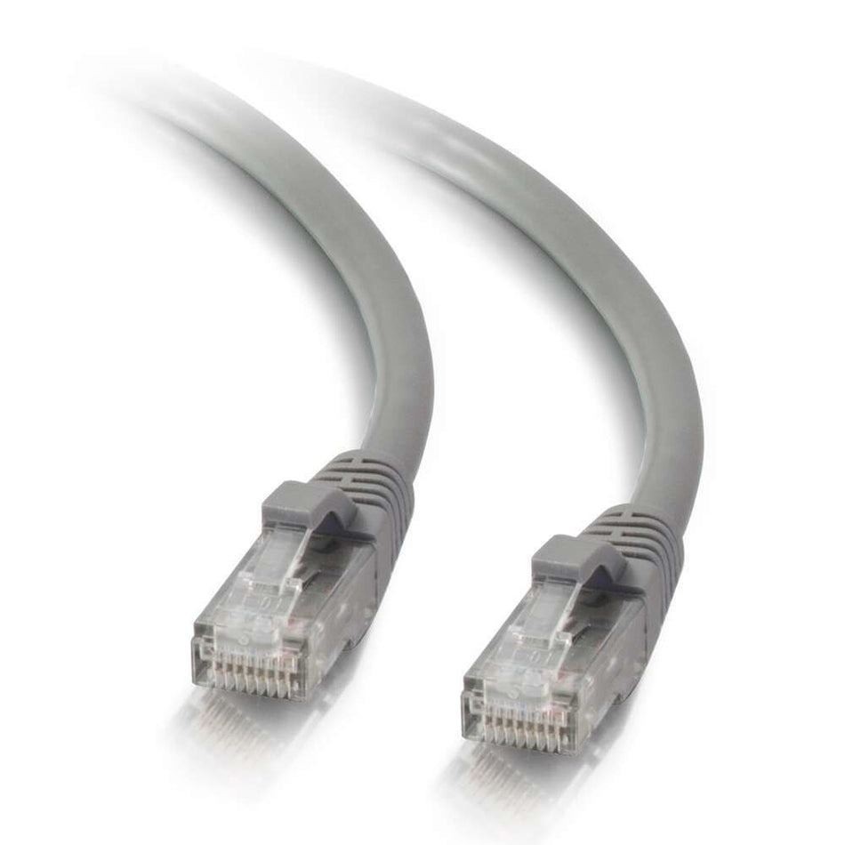 C2G 1m Cat5e Booted Unshielded (UTP) Network Patch Cable - Grey