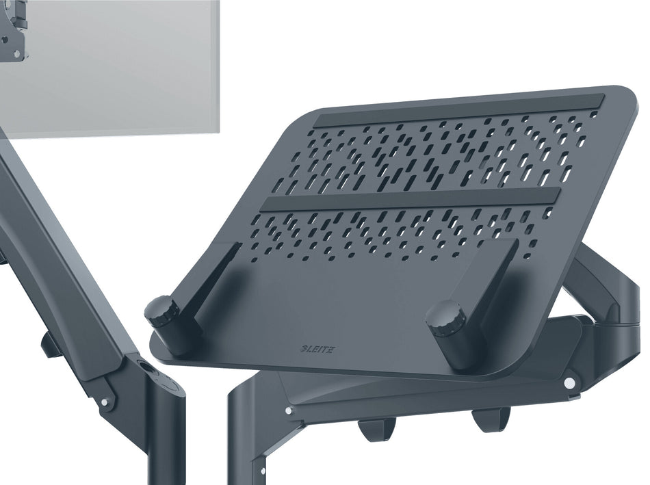 Leitz Ergo Space Saving Dual Monitor & Laptop Arm