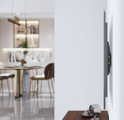 Manhattan Wall Mount for TV & Monitors (Fixed Ultra Slim), For screens 23" to 42", VESA compatibility: all between 75x75mm to 200x200mm - check the dimensions of the four mounting holes on back of screen to ensure it fits, Max 45kg, Black, Bracket