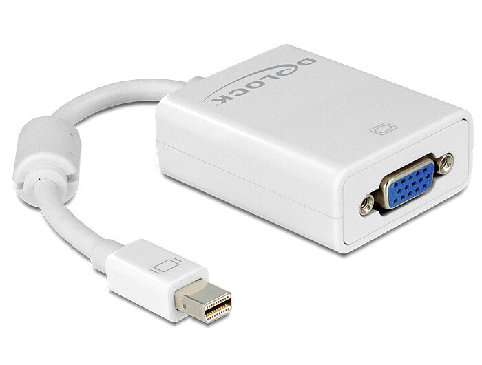 DeLOCK Adapter mini Displayport / VGA FM 0.18 m VGA (D-Sub) White