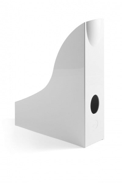 Durable BASIC magazine rack White