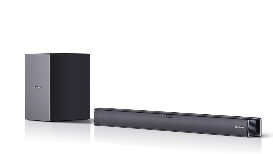 Sharp HT-SB182 2.1 Soundbar, 160W Slim Bluetooth Soundbar with Wireless Subwoofer