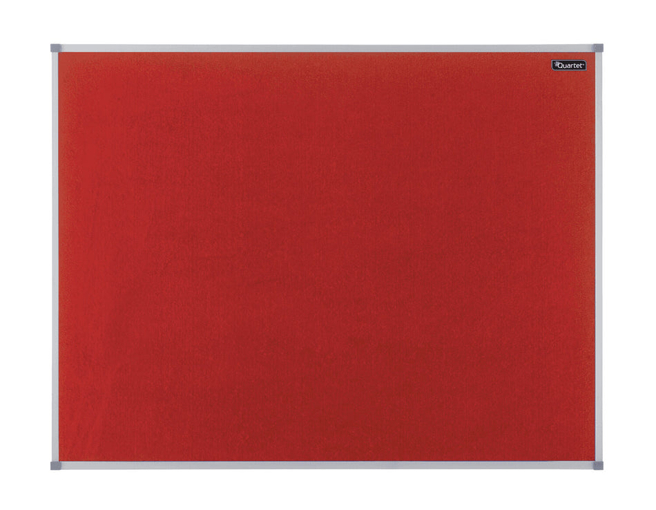 Nobo Basic Fixed bulletin board Red Felt