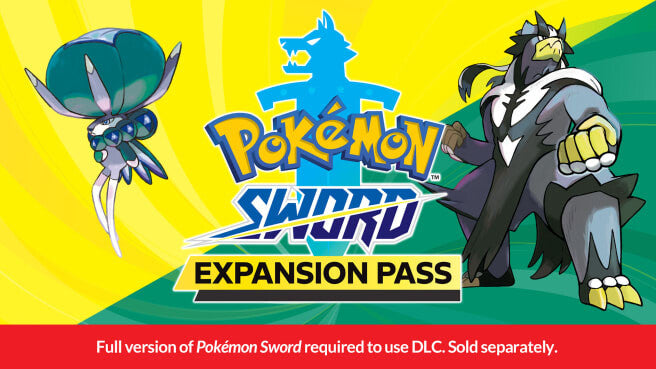 Nintendo Pokémon Sword Expansion Pass Video game downloadable content (DLC) Nintendo Switch English, French, German, Italian, Japanese, Korean, Simplified Chinese, Spanish, Traditional Chinese