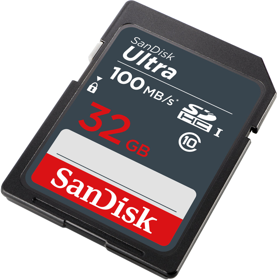 SanDisk Ultra 32GB SDHC Mem Card 100MB/s UHS-I Class 10