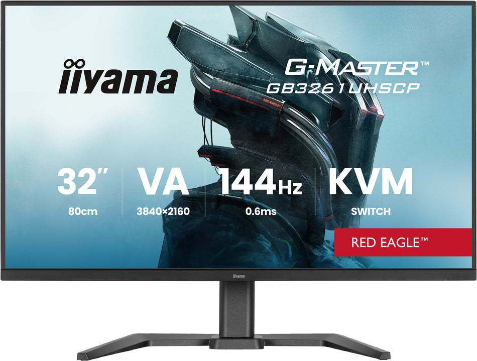 iiyama G-MASTER GB3261UHSCP-B1 computer monitor 80 cm (31.5") 3840 x 2160 pixels 4K Ultra HD LED Black