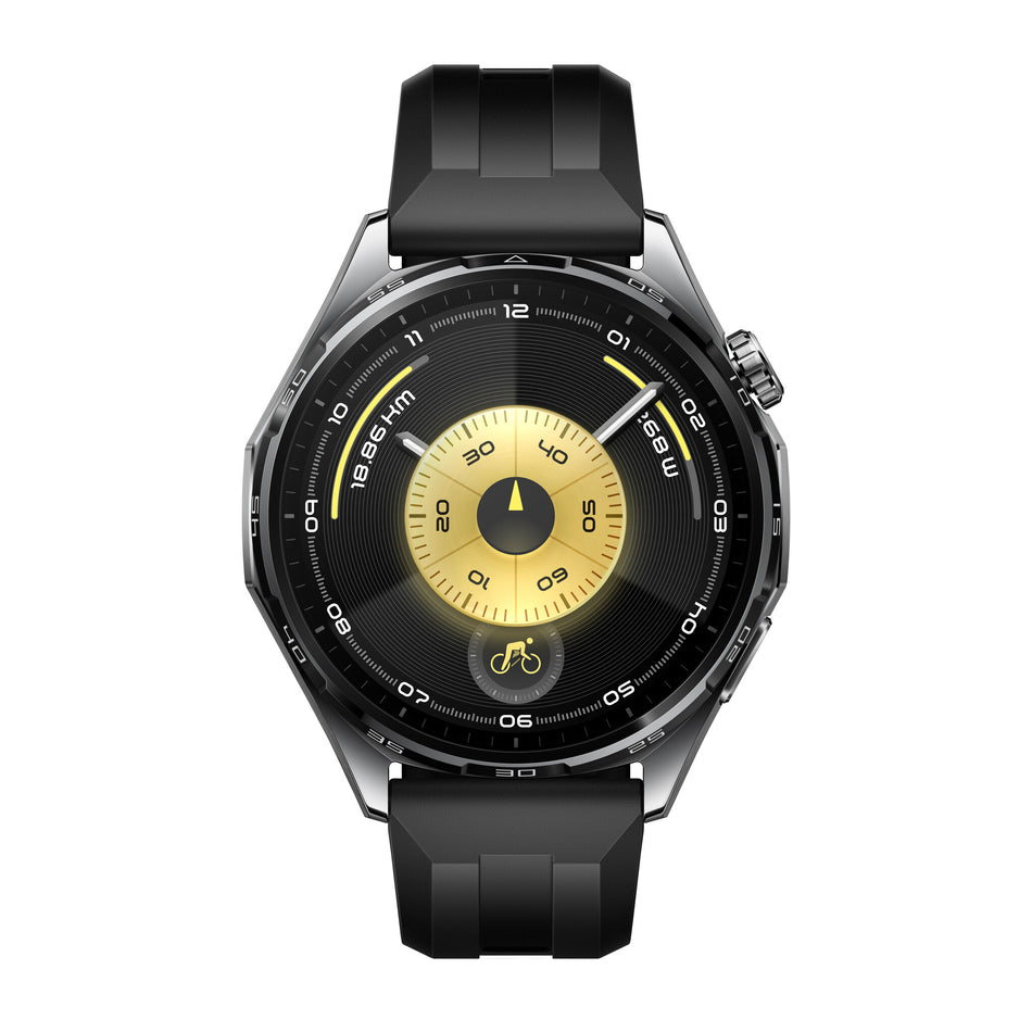 Huawei WATCH GT6 3.73 cm (1.47") AMOLED 46 mm Digital 466 x 466 pixels Touchscreen Black GPS (satellite)