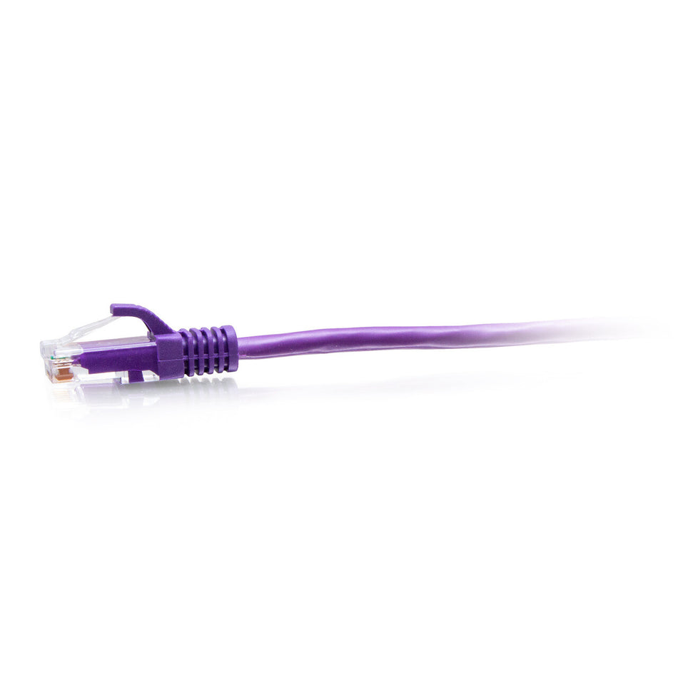 C2G 0.9m Cat6a Snagless Unshielded (UTP) Slim Ethernet Patch Cable - Purple