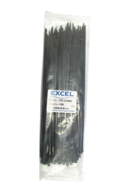 Cables Direct CT-368B cable tie Nylon Black