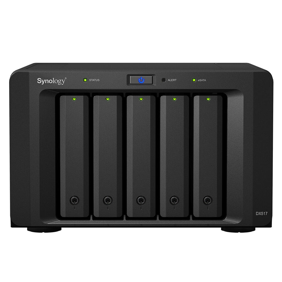 Synology DX517 disk array 0 TB Desktop Black