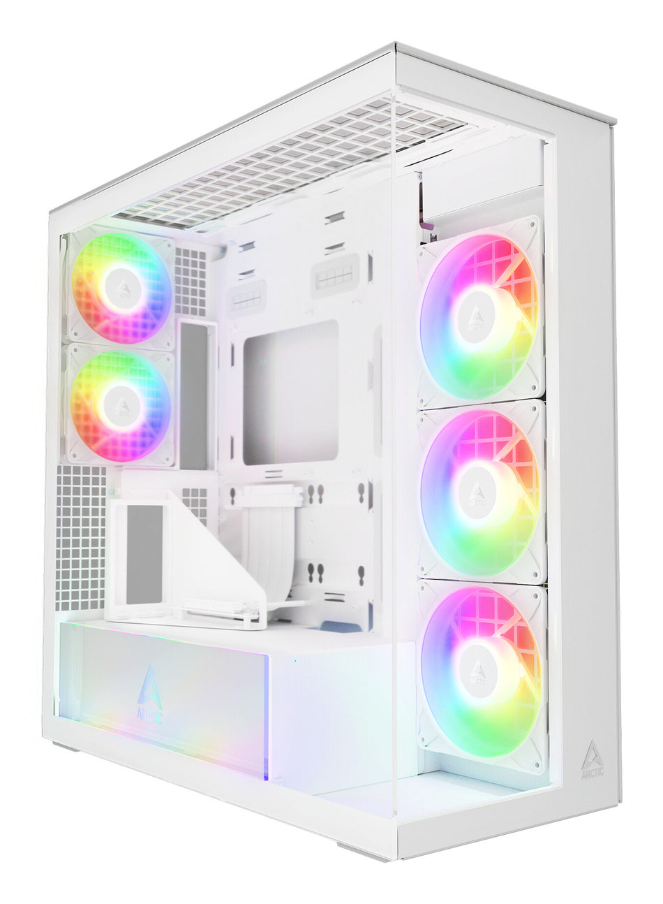 ARCTIC Xtender VG (White) Premium E-ATX PC Case with Vertical GPU Mounting