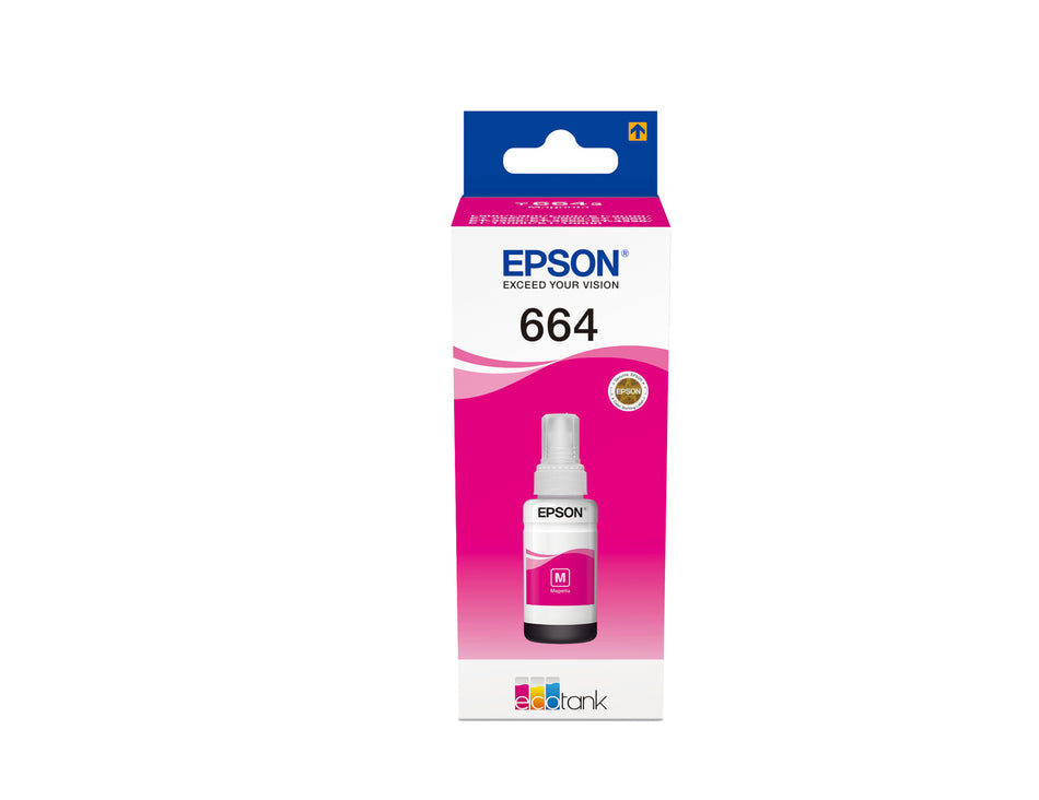 Epson 664 Ecotank Magenta ink bottle (70ml)