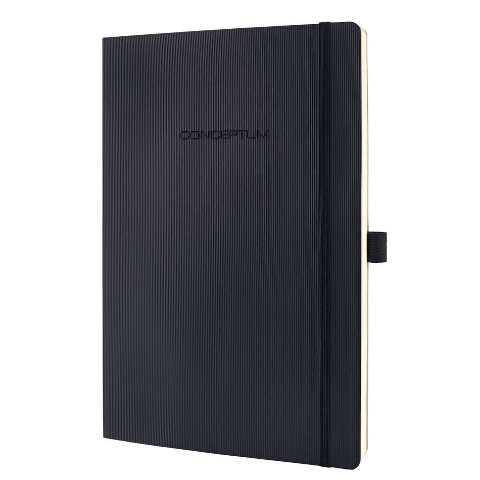 Sigel Conceptum writing notebook A4 194 sheets Black