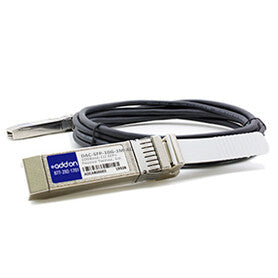 AddOn Networks 1m, 2xSFP+ InfiniBand/fibre optic cable SFP+ Black