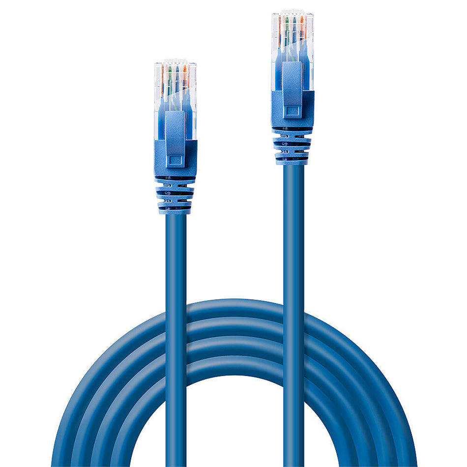 Lindy 5m Cat.6 U/UTP Network Cable, Blue