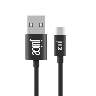 Juice JUI-CABLE-TYPEC-1M-RND-ECO-BLK USB cable USB C USB A Black