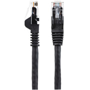 StarTech.com 7m CAT6 Ethernet Cable - LSZH (Low Smoke Zero Halogen) - 10 Gigabit 250Mhz 100W PoE RJ45 10GbE UTP Network Patch Cord Snagless with Strain Relief - Black, CAT 6, ETL Verified, 24AWG