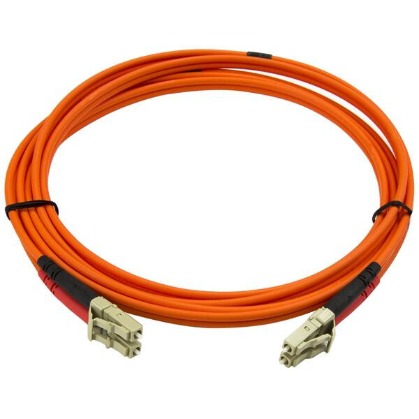 StarTech.com 2m Fiber Optic Cable - Multimode Duplex 50/125 - LSZH Fiber Jumper Cord - LC/LC