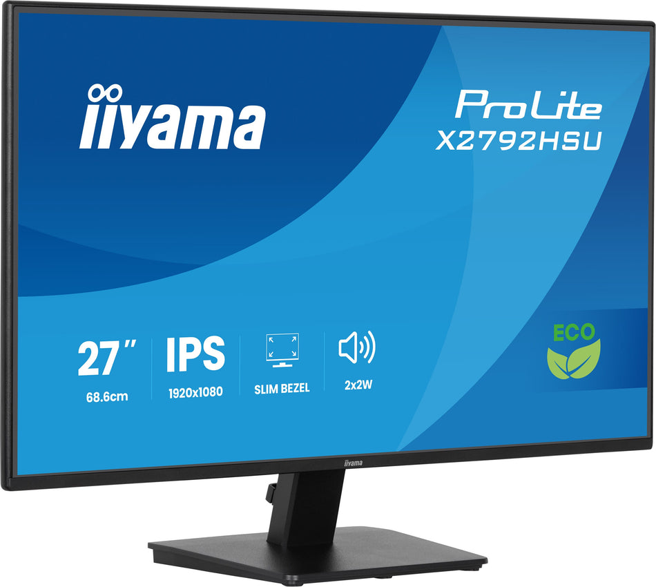iiyama ProLite X2792HSU-B1 computer monitor 68.6 cm (27") 1920 x 1080 pixels Full HD LED Black