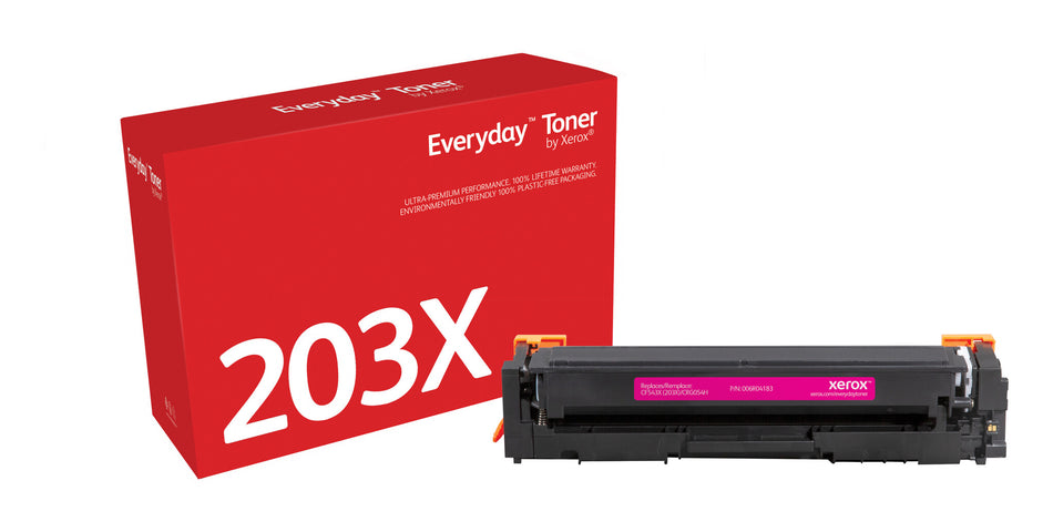 Everyday ™ Magenta Toner by Xerox compatible with HP 203X (CF543X), High capacity