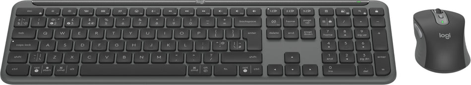 Logitech MK950 Signature for Business keyboard Mouse included Office RF Wireless + Bluetooth QWERTY UK English Graphite