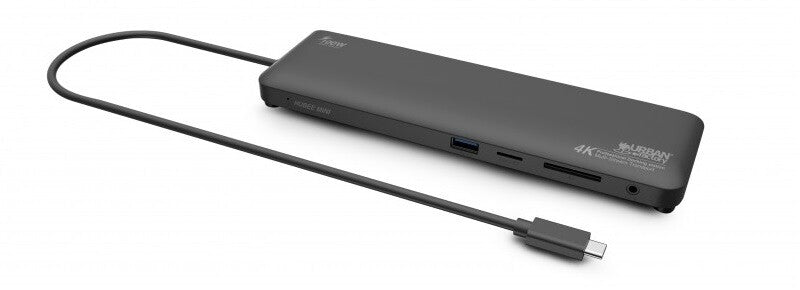 Urban Factory TCD45UF laptop dock/port replicator Wired USB 3.2 Gen 1 (3.1 Gen 1) Type-C Black