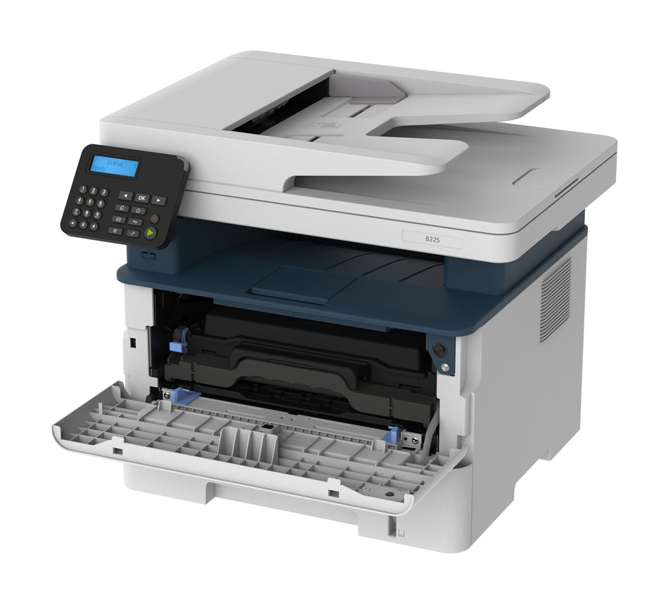 Xerox B225 Multifunction Printer, Print/Scan/Copy, Black and White Laser, Wireless, All In One