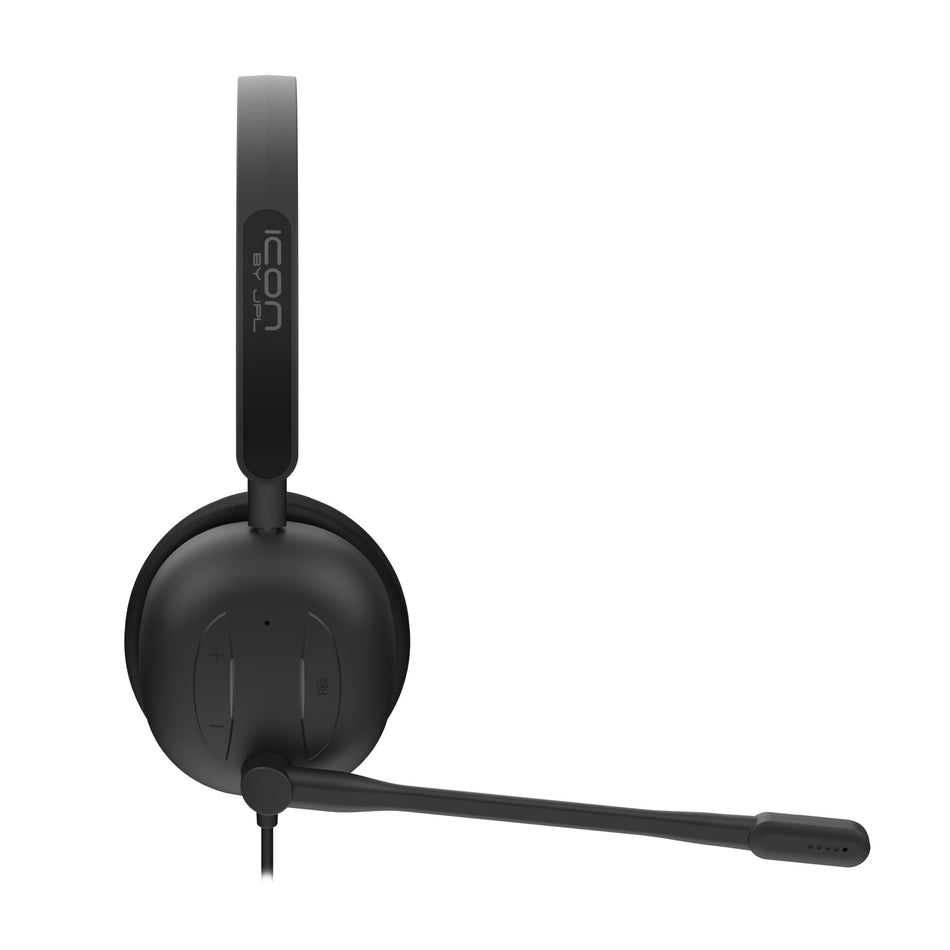JPL Icon 100-UB3 Headset Wired Head-band Office/Call center USB Type-C / USB Type-A Black