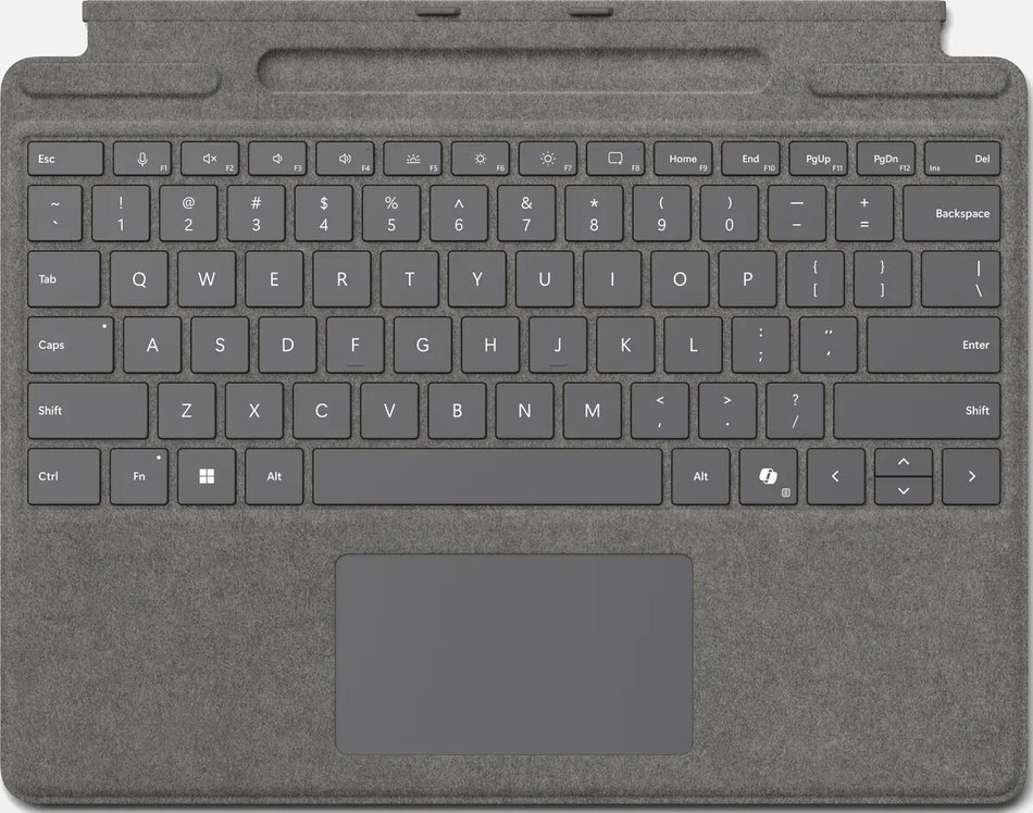 Microsoft Surface Pro Keyboard with pen storage for Business Microsoft Cover port Platinum