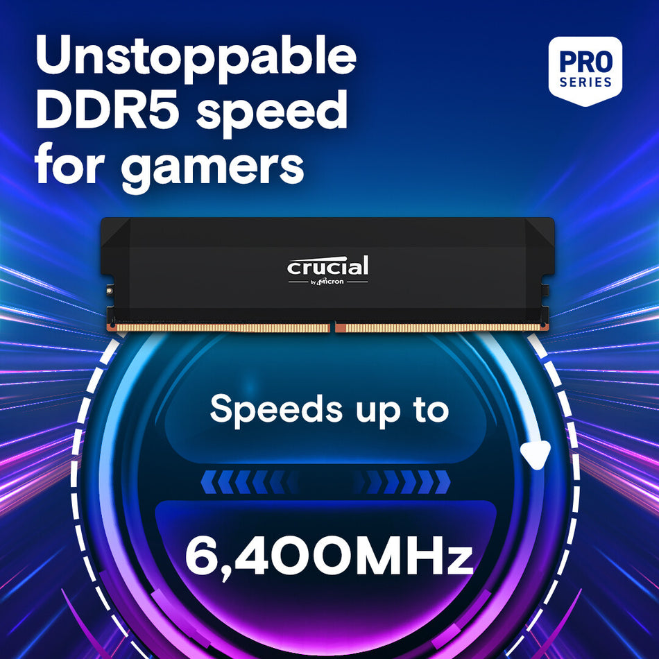 Crucial Pro CP2K32G60C40U5B memory module 64 GB 2 x 32 GB DDR5