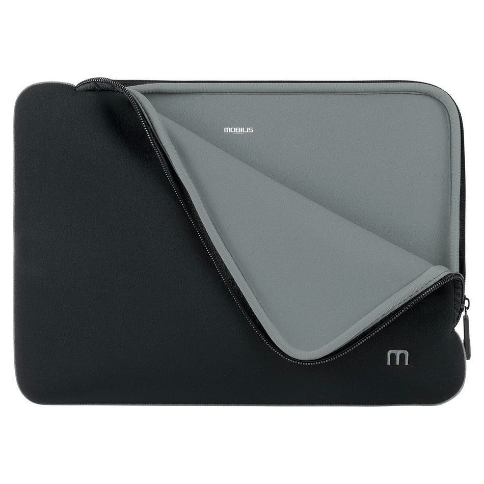 Mobilis 049014 laptop case 40.6 cm (16") Sleeve case Black