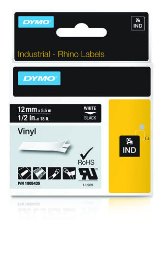 DYMO IND Vinyl Labels