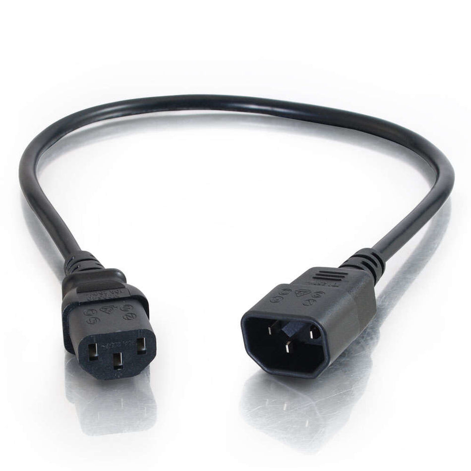 C2G 5m 18 AWG Computer Power Extension Cord (IEC320C13 to IEC320C14)