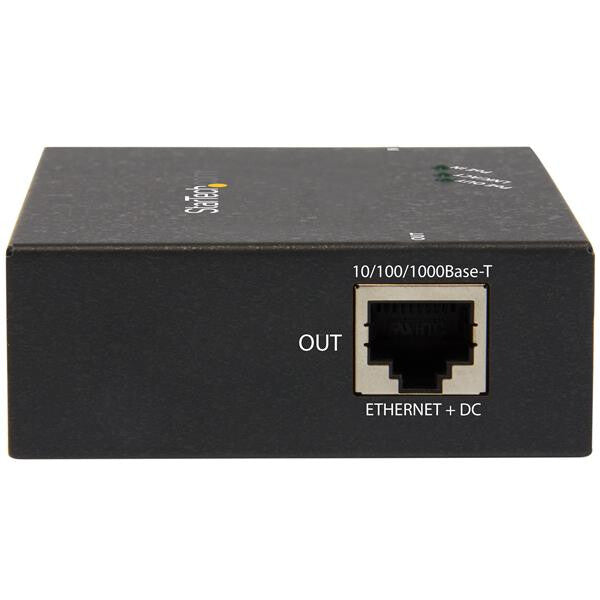 StarTech.com 1-Port Gigabit PoE+ Extender - 802.3at and 802.3af - 100 m (330 ft)