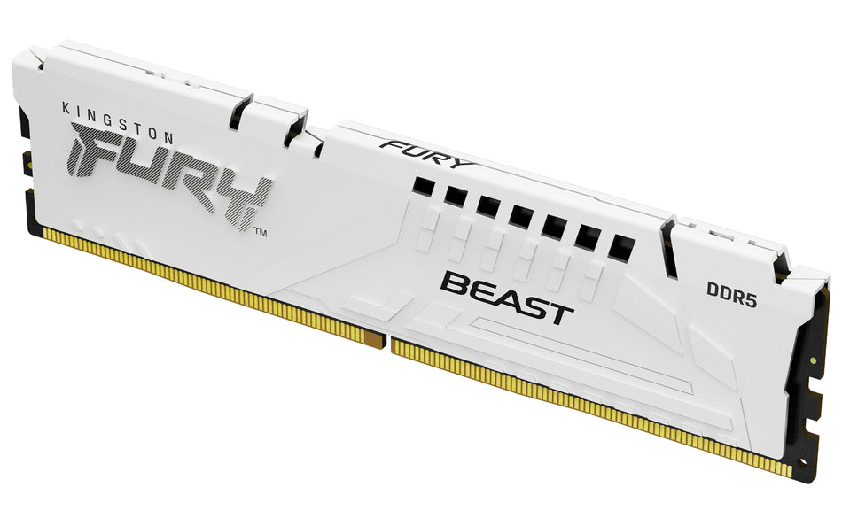 Kingston Technology FURY Beast 64GB 6000MT/s DDR5 CL30 DIMM (Kit of 2) White EXPO