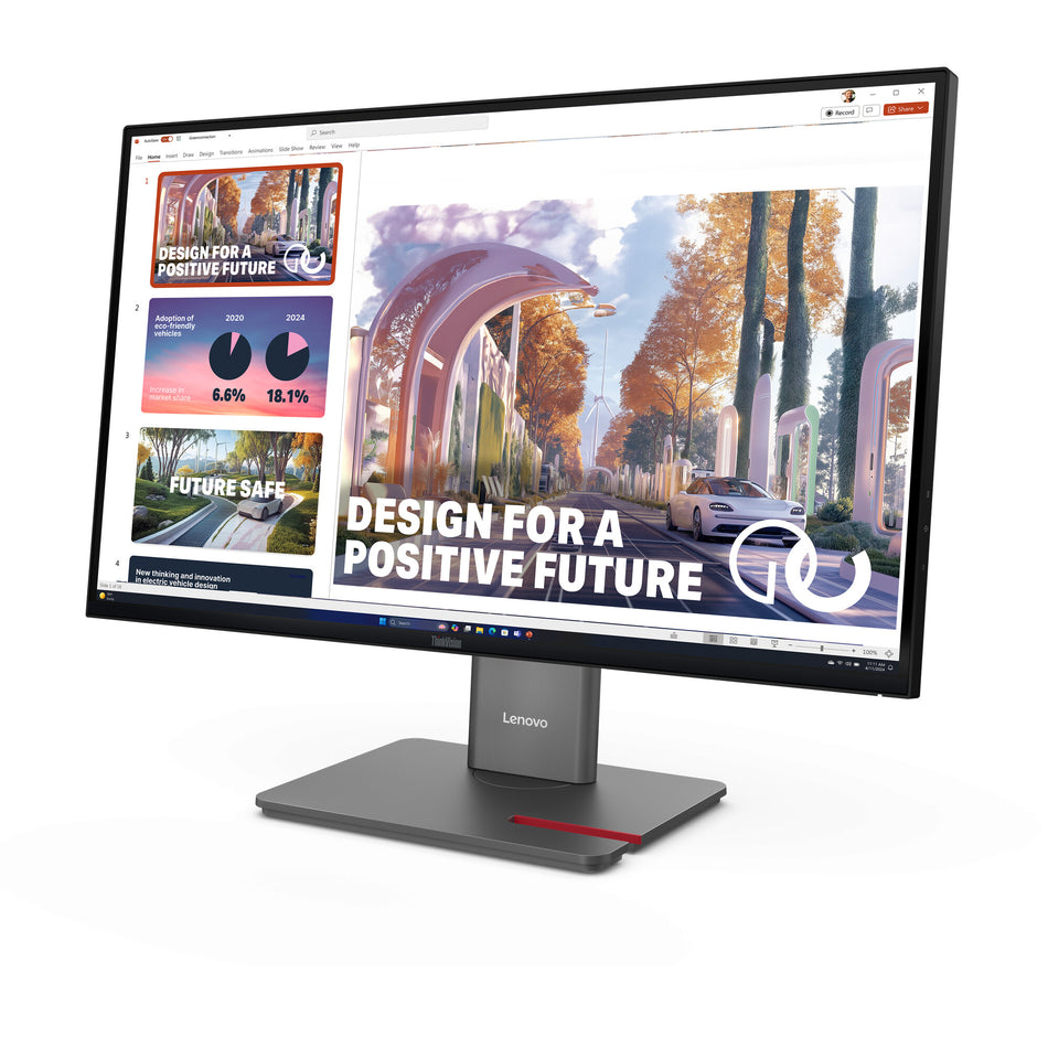 Lenovo ThinkVision P27QD-40 LED display 68.6 cm (27") 2560 x 1440 pixels Quad HD Black
