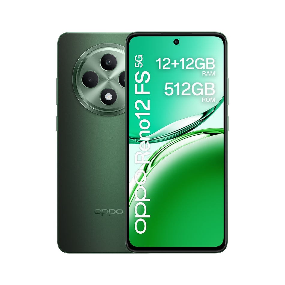 OPPO Reno 12 FS 5G 16.9 cm (6.67") Dual SIM Android 14 USB Type-C 12 GB 512 GB 5000 mAh Green