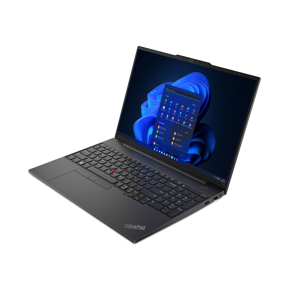 Lenovo ThinkPad E16 Gen 1 (Intel) Intel® Core™ i5 i5-13420H Laptop 40.6 cm (16") WUXGA 8 GB DDR4-SDRAM 256 GB SSD Wi-Fi 6 (802.11ax) Windows 11 Pro Black